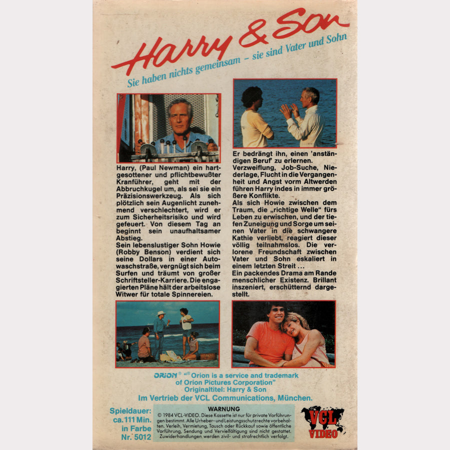 Harry & Son (VHS - 1984 - DE)