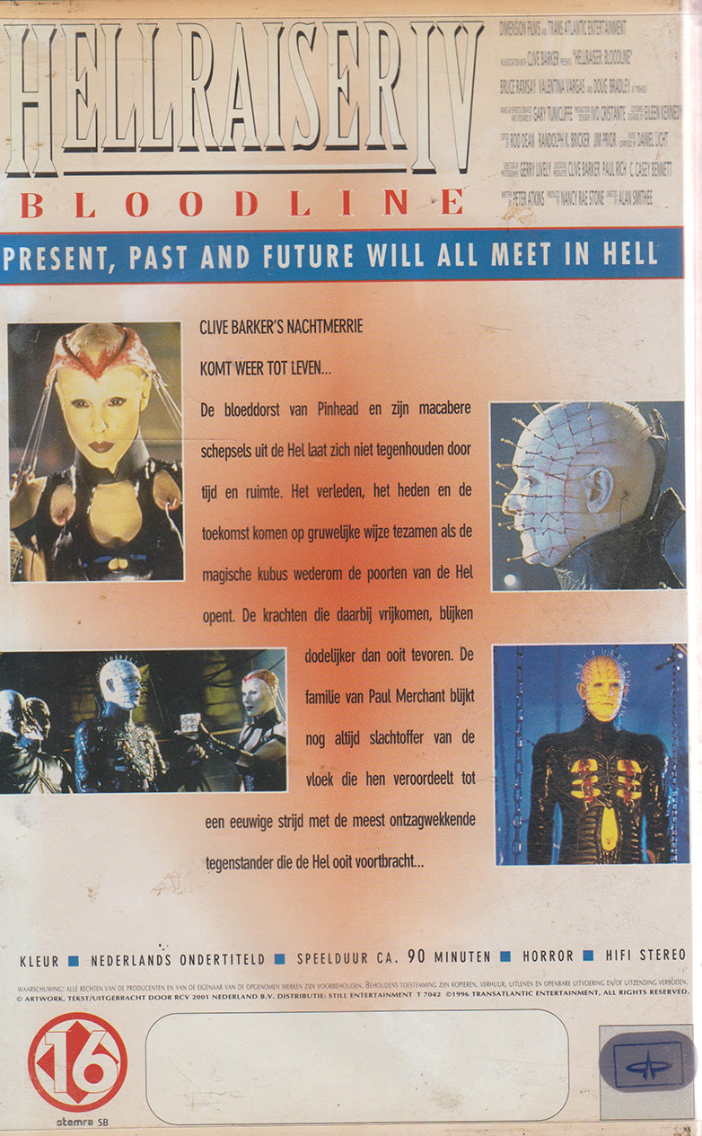 Hellraiser 4 - Bloodline (VHS - 1996 - FR)