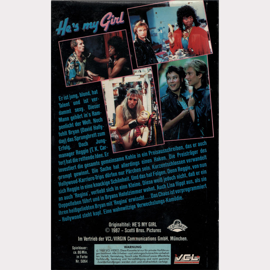 He's My Girl (VHS - 1988 - DE)