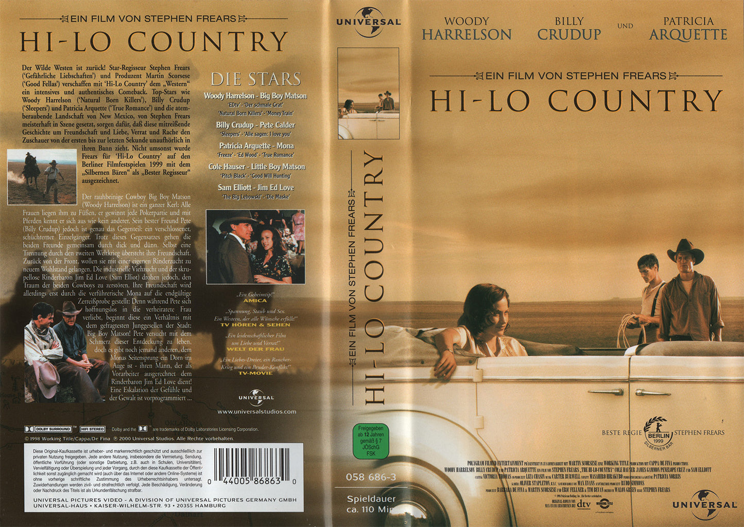 Hi-Lo Country (VHS - 1998 - DE)