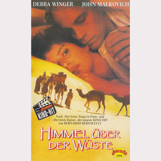Cover der VHS Kassette des Films Himmel über der Wüste erschienen bei Arcade Video