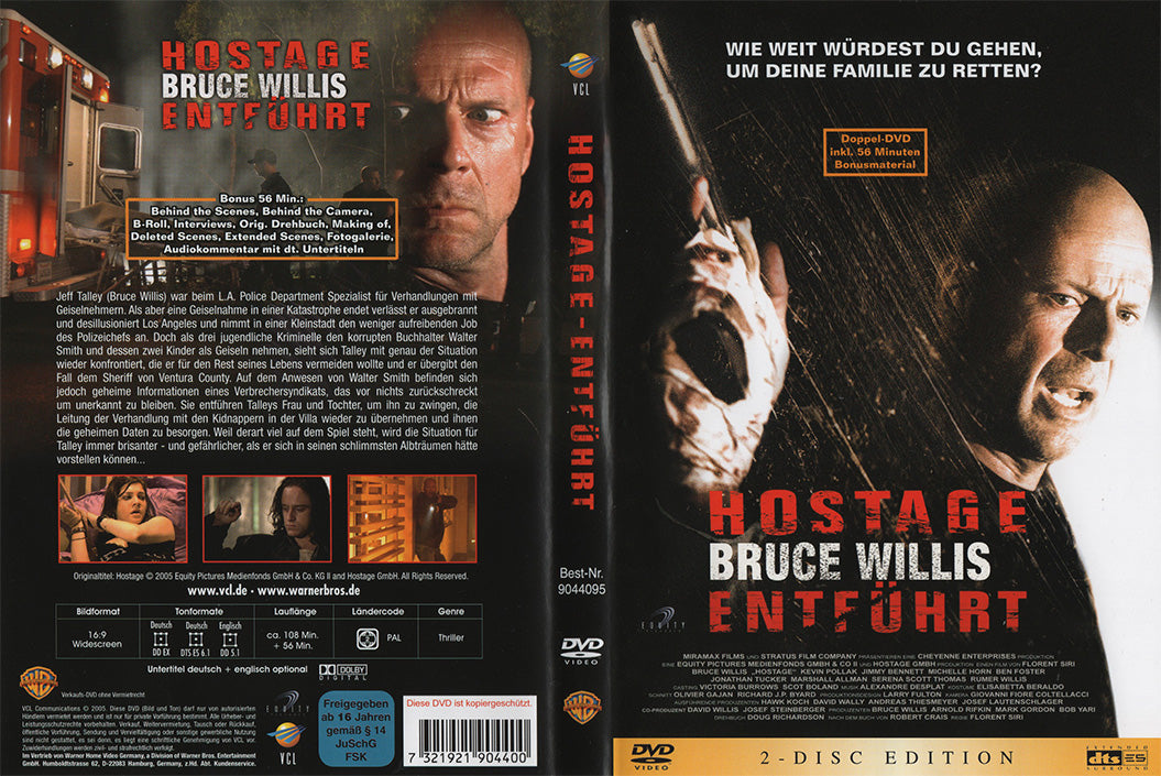 Hostage - Entführt (2xDVD - 2005 - DE)