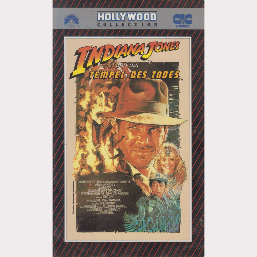 Indiana Jones and the Temple of Doom (VHS - DE)