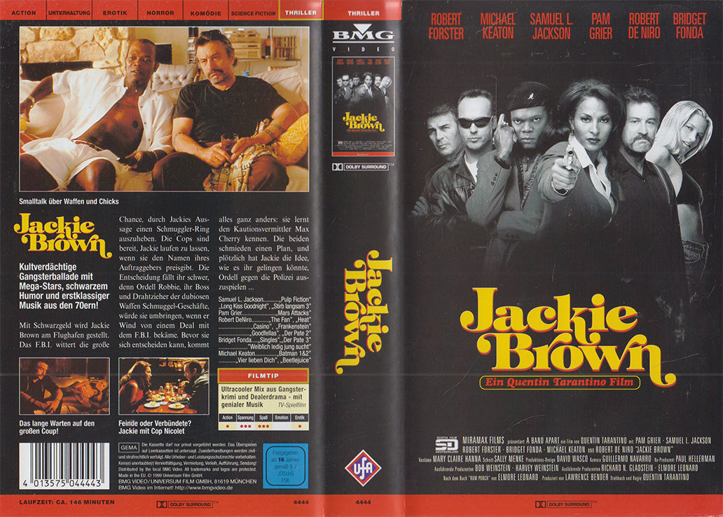 Jackie Brown (VHS - 1999 - DE)