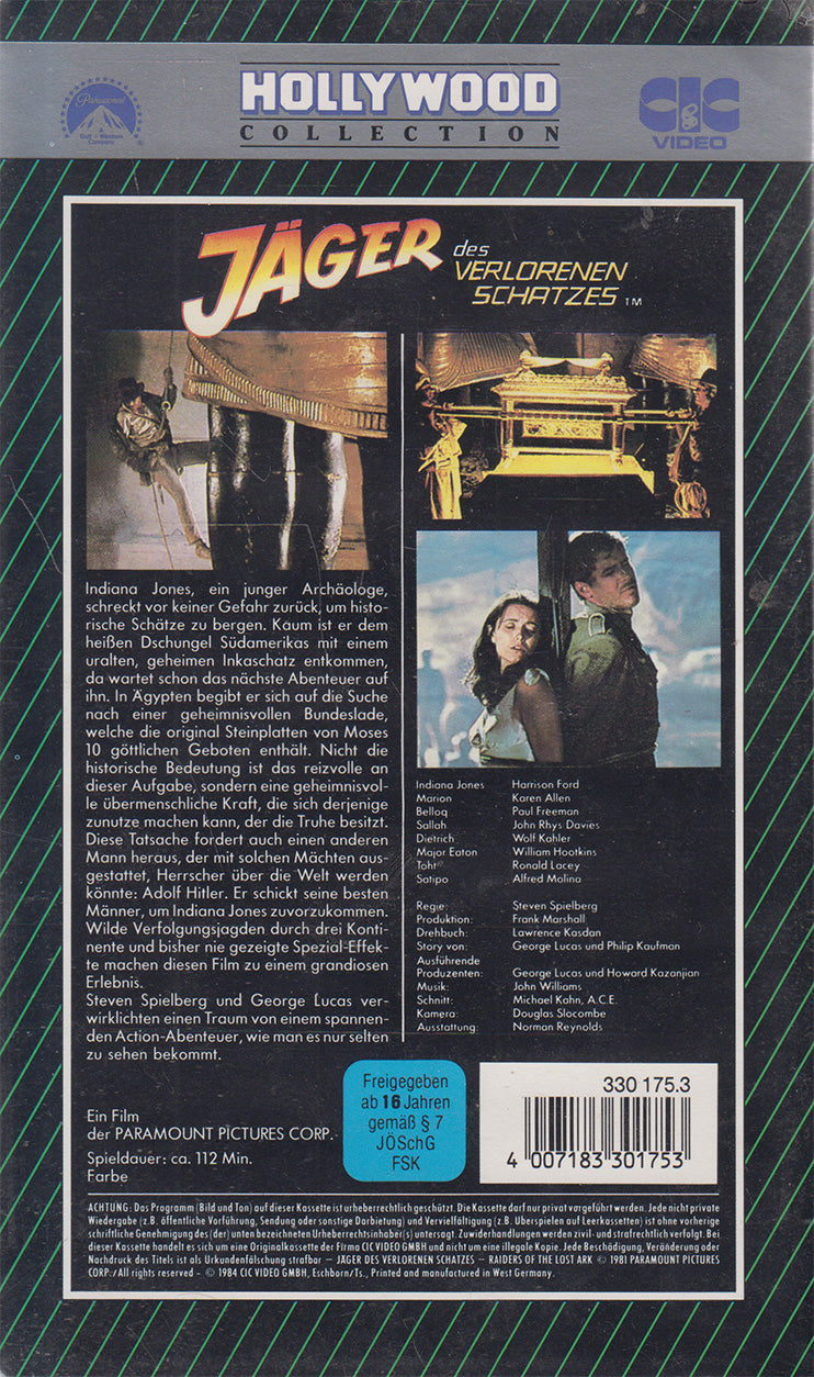Jäger des verlorenen Schatzes (VHS - DE)