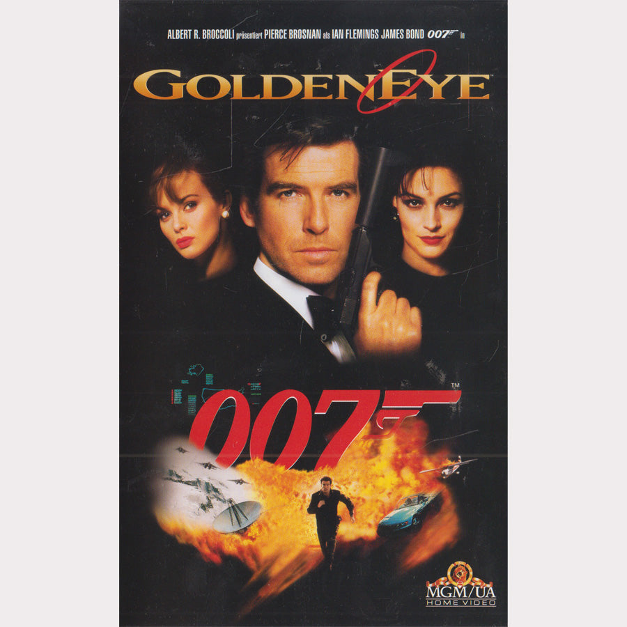James Bond 007: GoldenEye MGM/UA Home Video 1996 VHS Cover