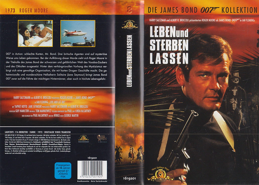 James Bond 007 - Live and Let Die (VHS - 2000 - DE)