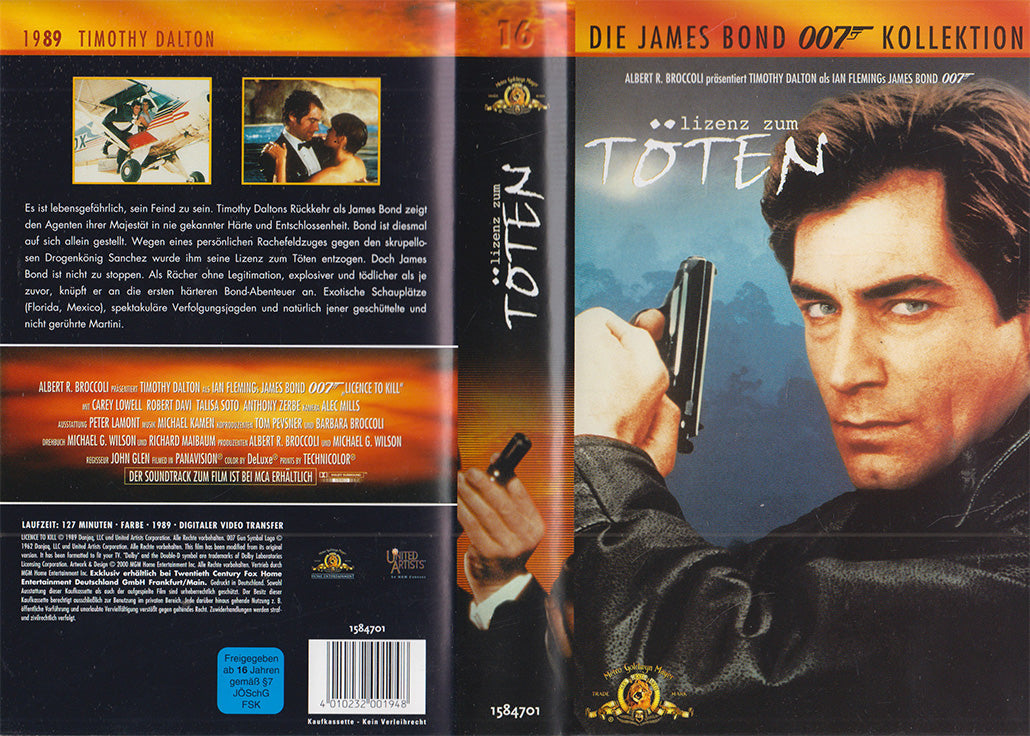 James Bond 007: Lizenz zum Töten (VHS - 2000 - DE)