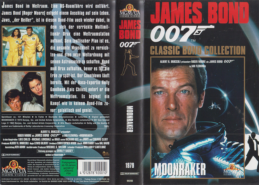 James Bond 007: Moonraker (VHS - 1995 - DE)