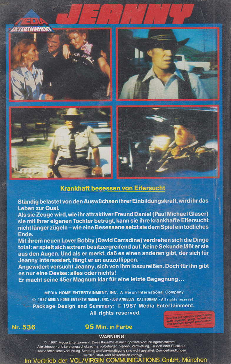 Jeanny - Pathologiquement obsédée par la jalousie (VHS - 1987 - DE)