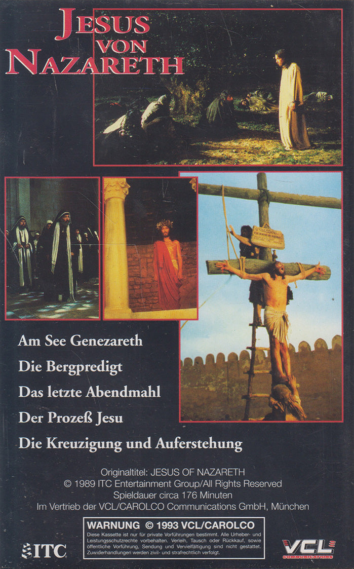 Jesus von Nazareth Teil 3-4: Tod und Auferstehung (VHS - 1993 - DE)