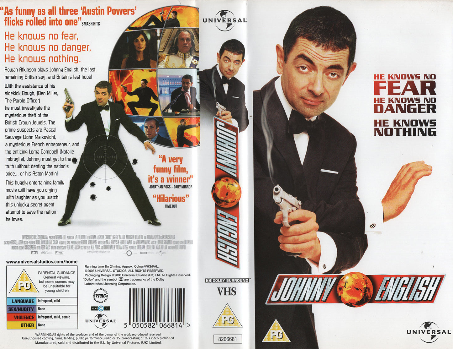 Johnny English (VHS - 2003 - UK)