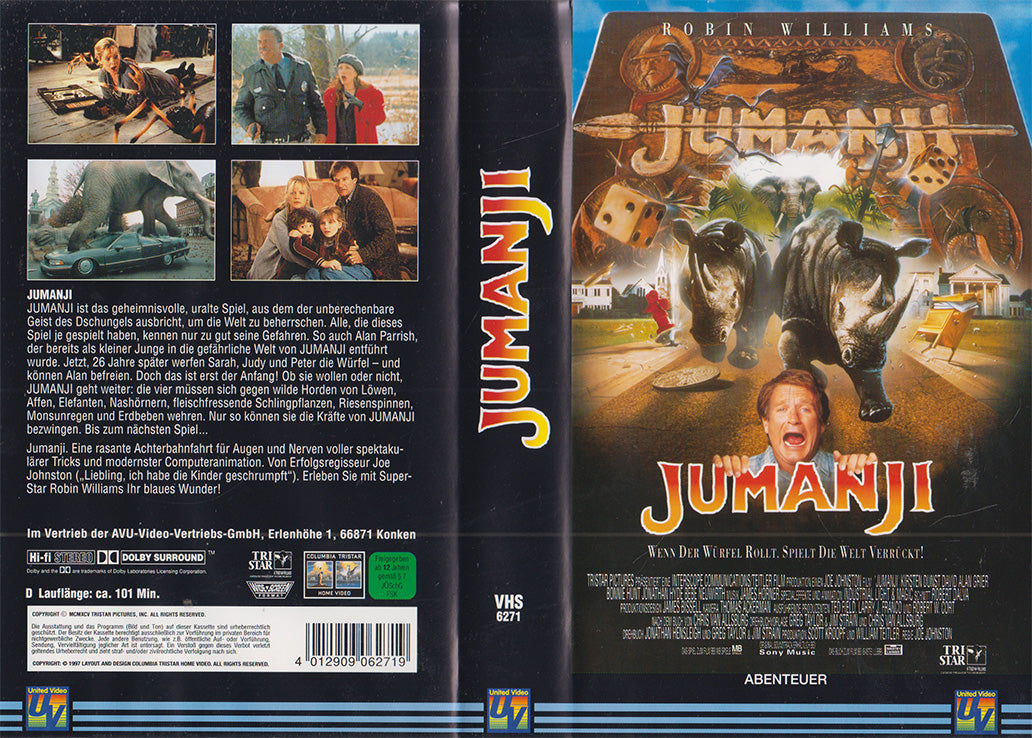 Jumanji (VHS - 1997 - DE)