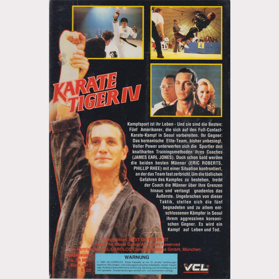 Karate Tiger IV - Best of the Best (VHS - 1990 - DE)