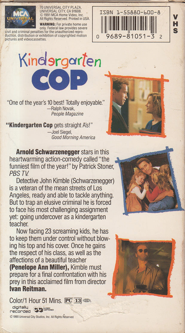 Kindergarten Cop (VHS - 1991 - US)