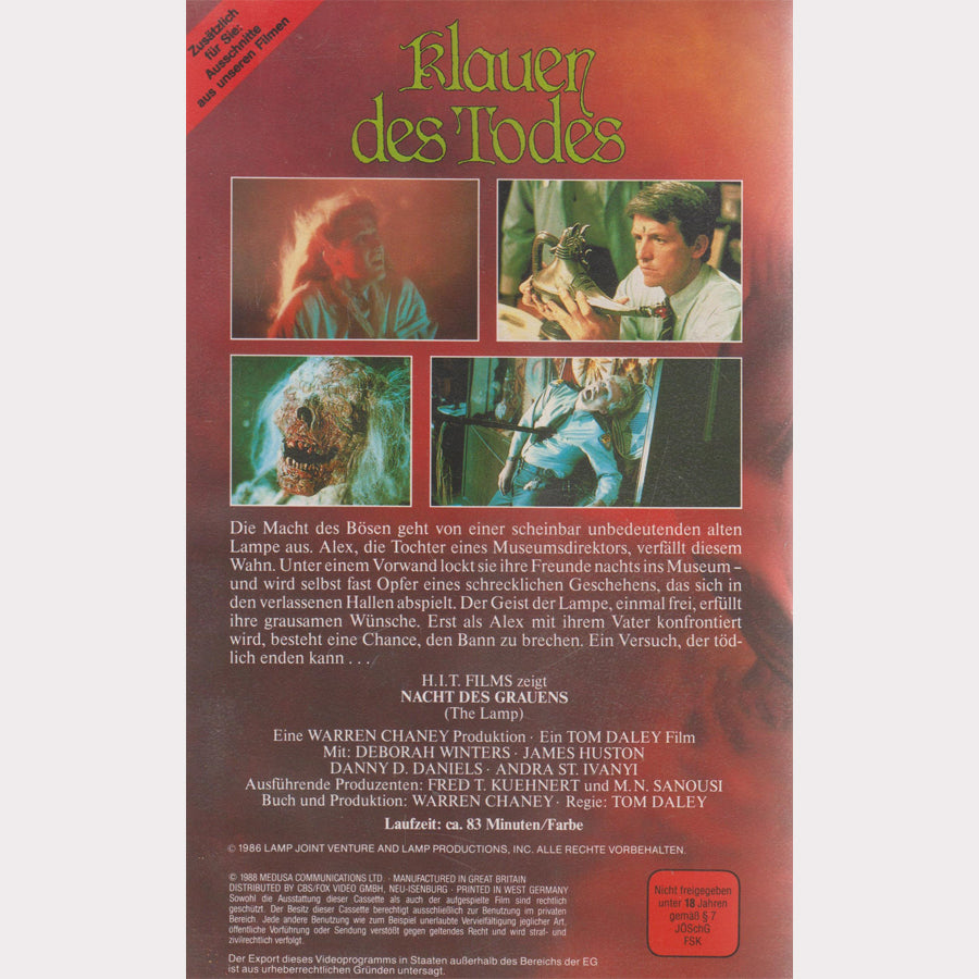 Klauen des Todes (VHS - 1988 - DE)