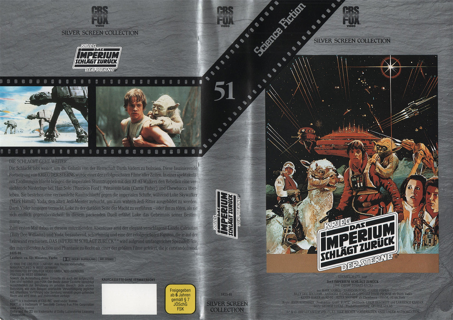 Star Wars: The Empire Strikes Back (VHS - 1990 - DE)
