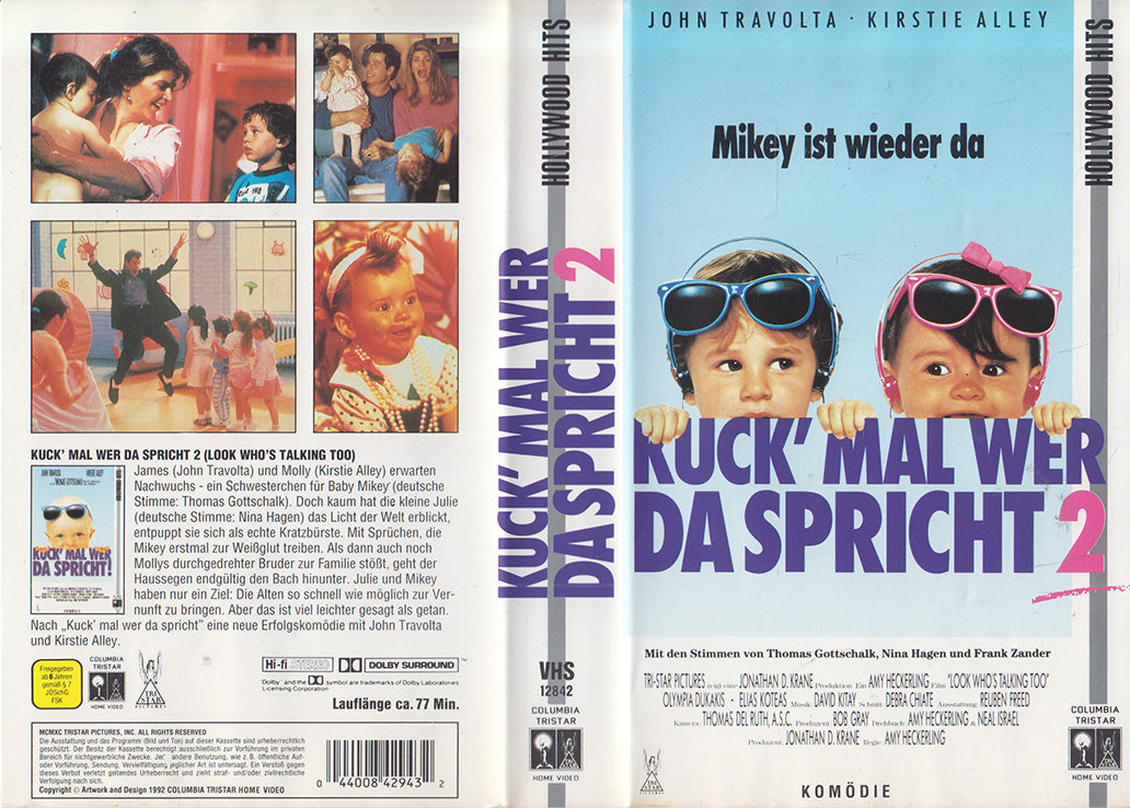 Look Who's Talking 2 (VHS - 1993 - DE)