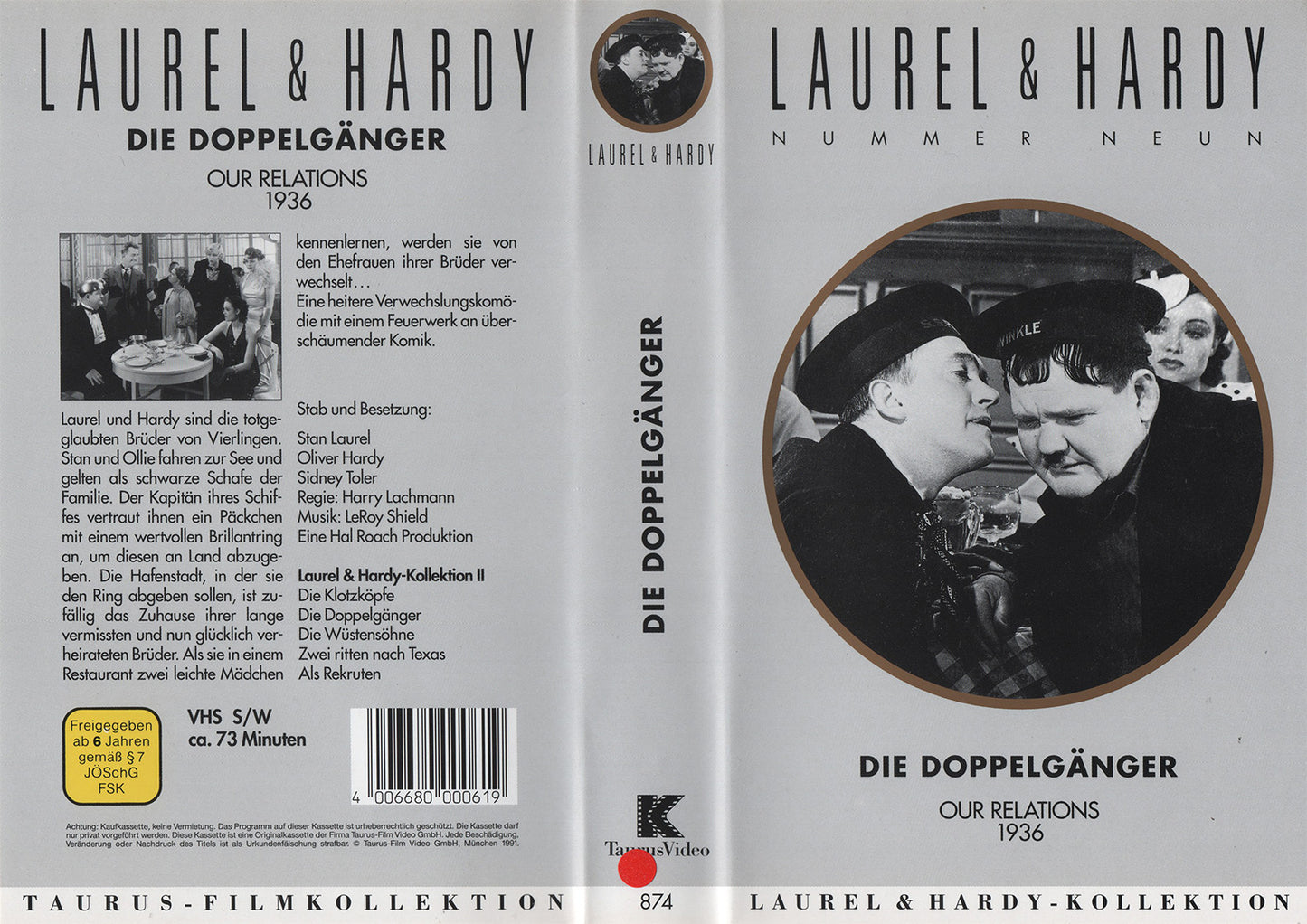 Laurel & Hardy 9: Die Doppelgänger (VHS - 1991 - DE)
