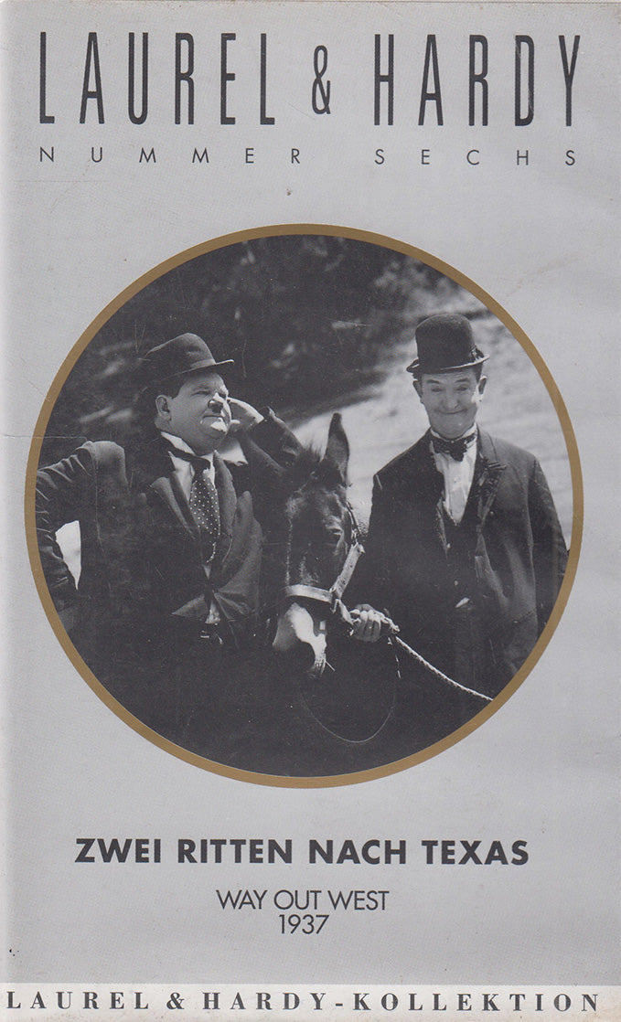 Laurel & Hardy: Two Rode to Texas (VHS - 1991 - DE)