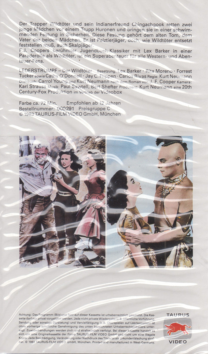 Leatherstocking - The Deerslayer (VHS - 1983 - DE)