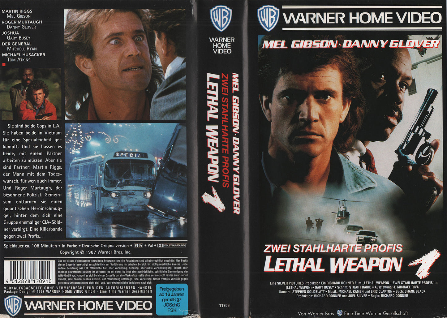 Lethal Weapon 1 - Two Steel-Hard Professionals (VHS - 1992 - DE)