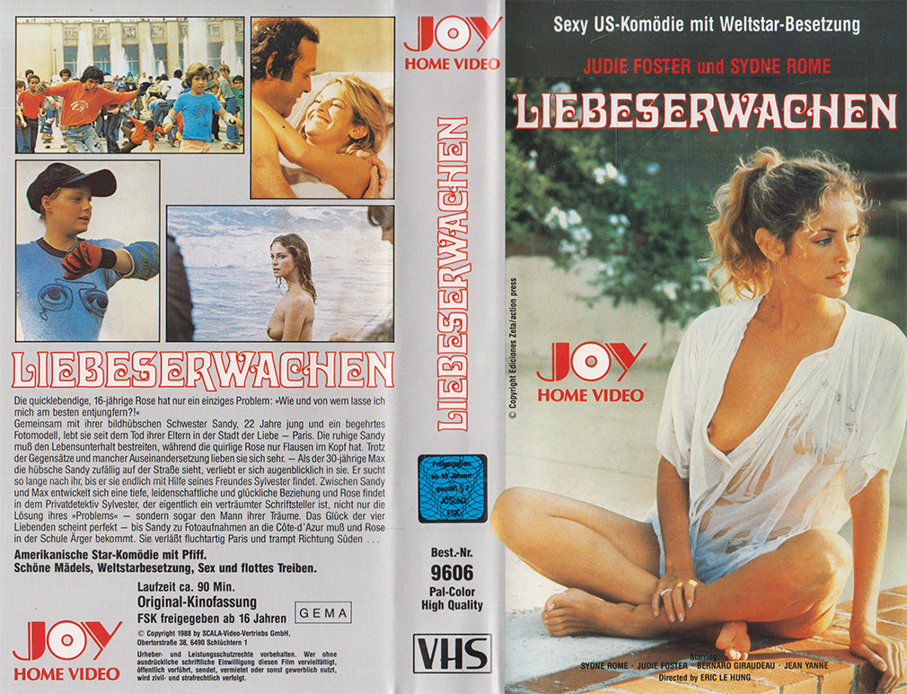 Liebeserwachen Joy Home Video 1988 VHS Einleger