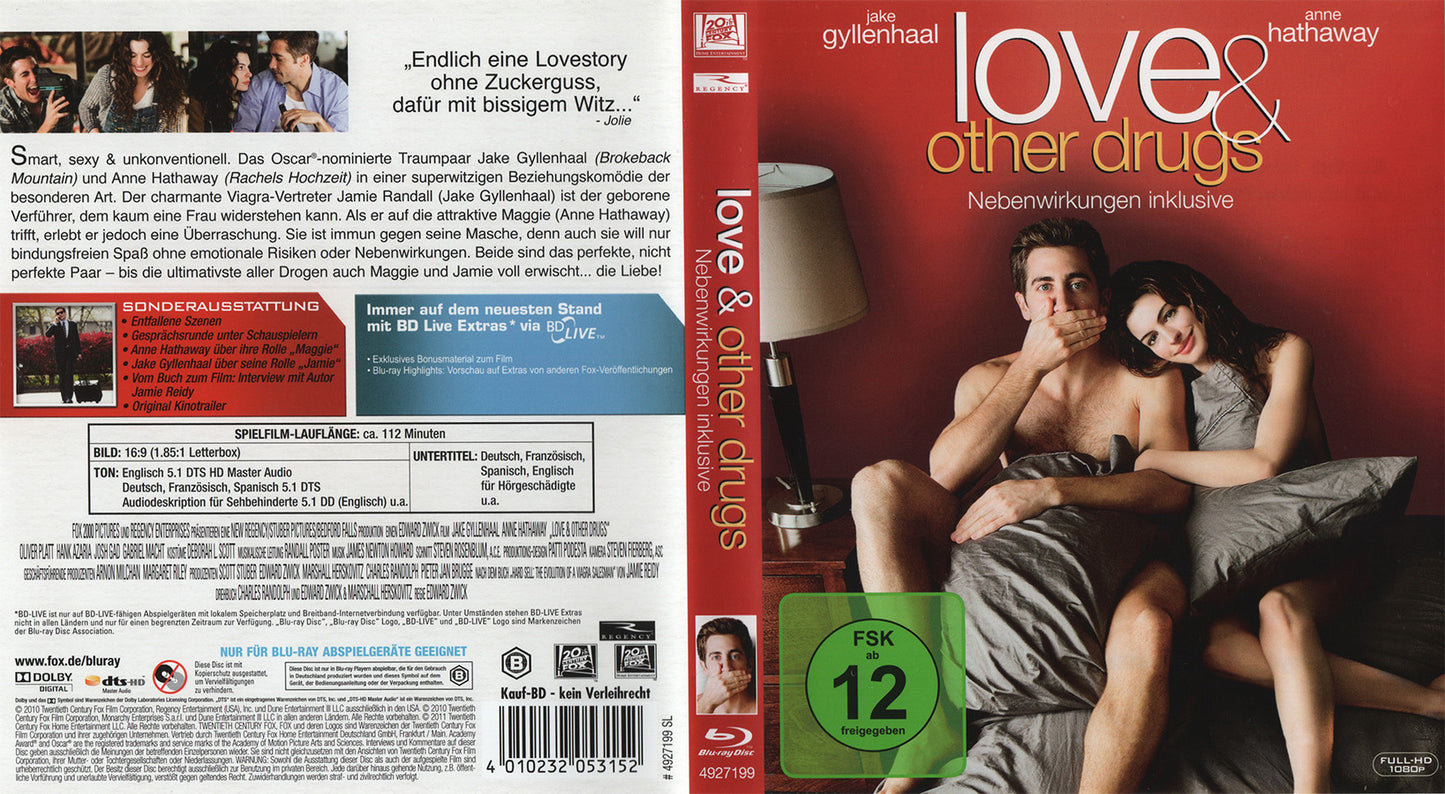 Love & Other Drugs - Nebenwirkung inklusive (Blu-ray - 2011 - DE)