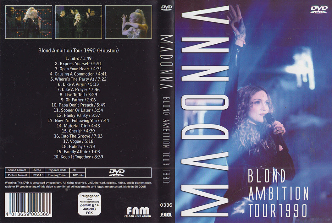 Madonna - Blond Ambition Tour 1990 (DVD - 2005 - EU)