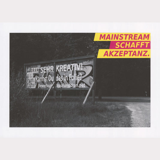 Postkarte: Mainstream schafft Akzeptanz