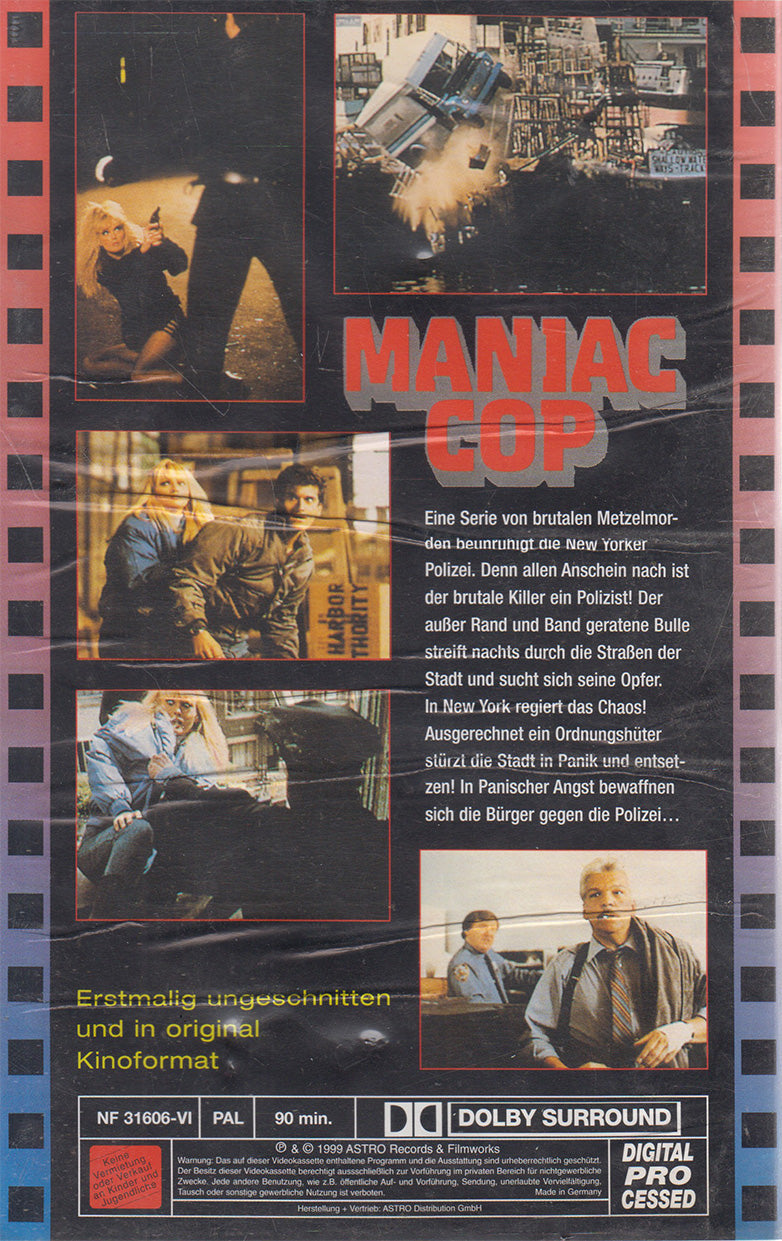 Maniac Cop (VHS - 1999 - DE)