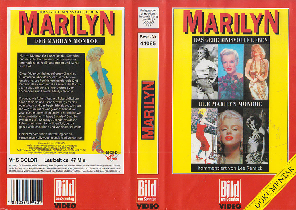 Marilyn - La vie mystérieuse de Marilyn Monroe (VHS - DE)