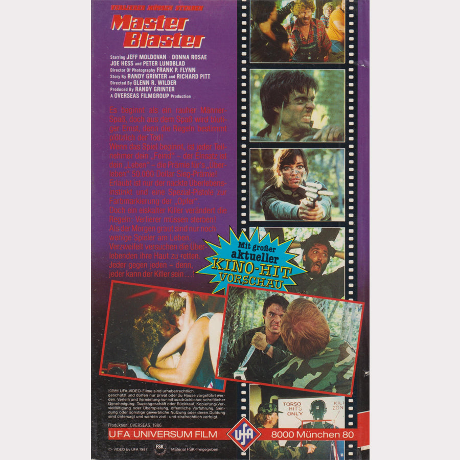 Master Blaster - Verlierer müssen sterben (VHS - 1987 - DE)