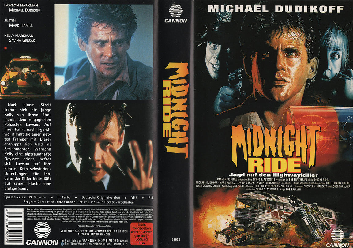 Midnight Ride - Jagd auf den Highwaykiller (VHS - 1992 - DE)