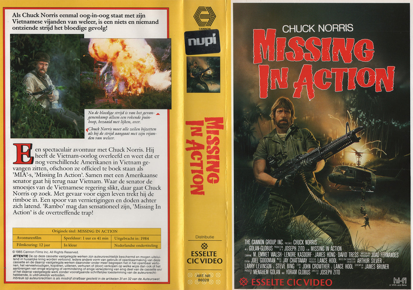 Missing in Action (VHS - 1985 - NL)