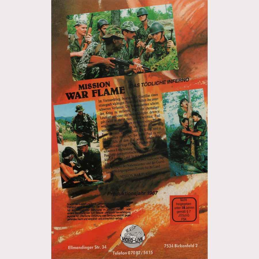Mission War Flame - Das tödliche Inferno (VHS - DE)