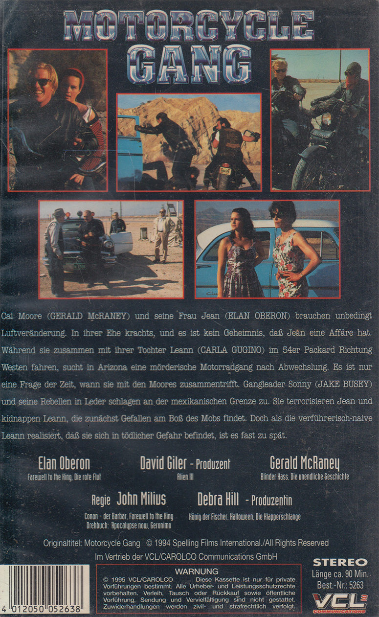 Motorcycle Gang (VHS - 1995 - DE)
