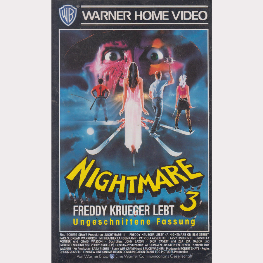 Nightmare 3 - Freddy Krueger Lives (VHS - 1988 - DE)