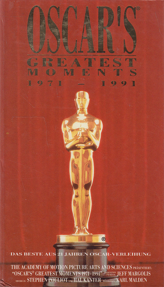 Oscar's Greatest Moments 1971-1991 (VHS - 1992 - DE)