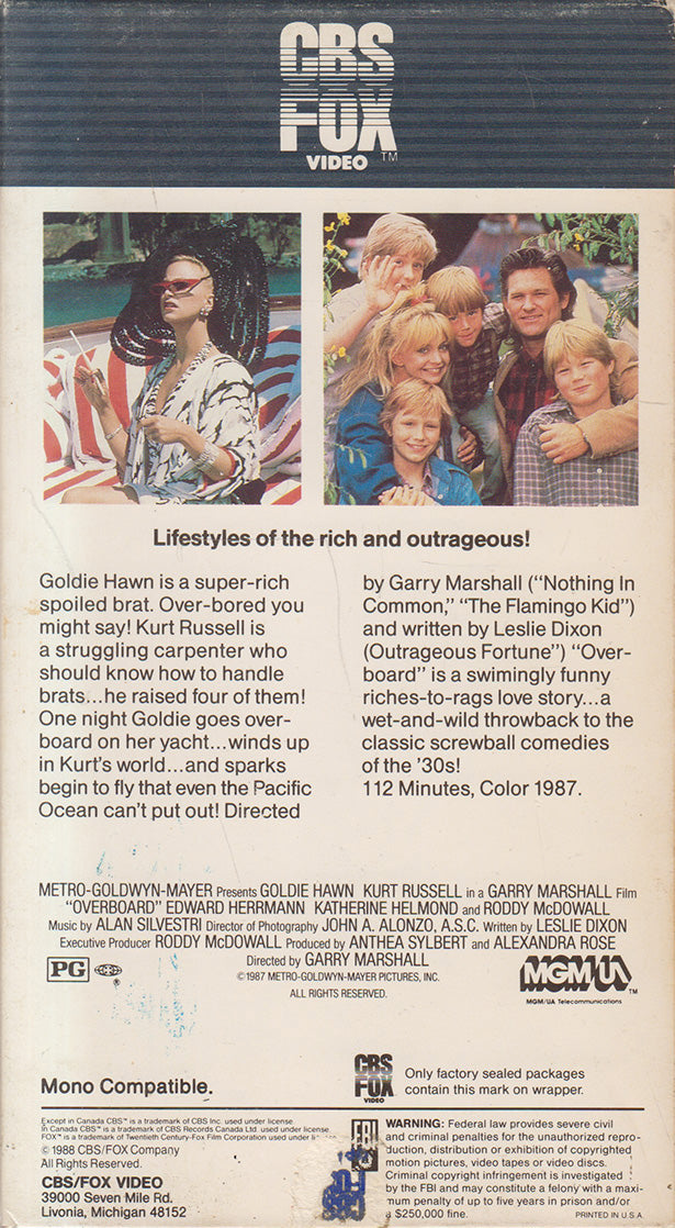 Overboard (VHS - 1988 - US)