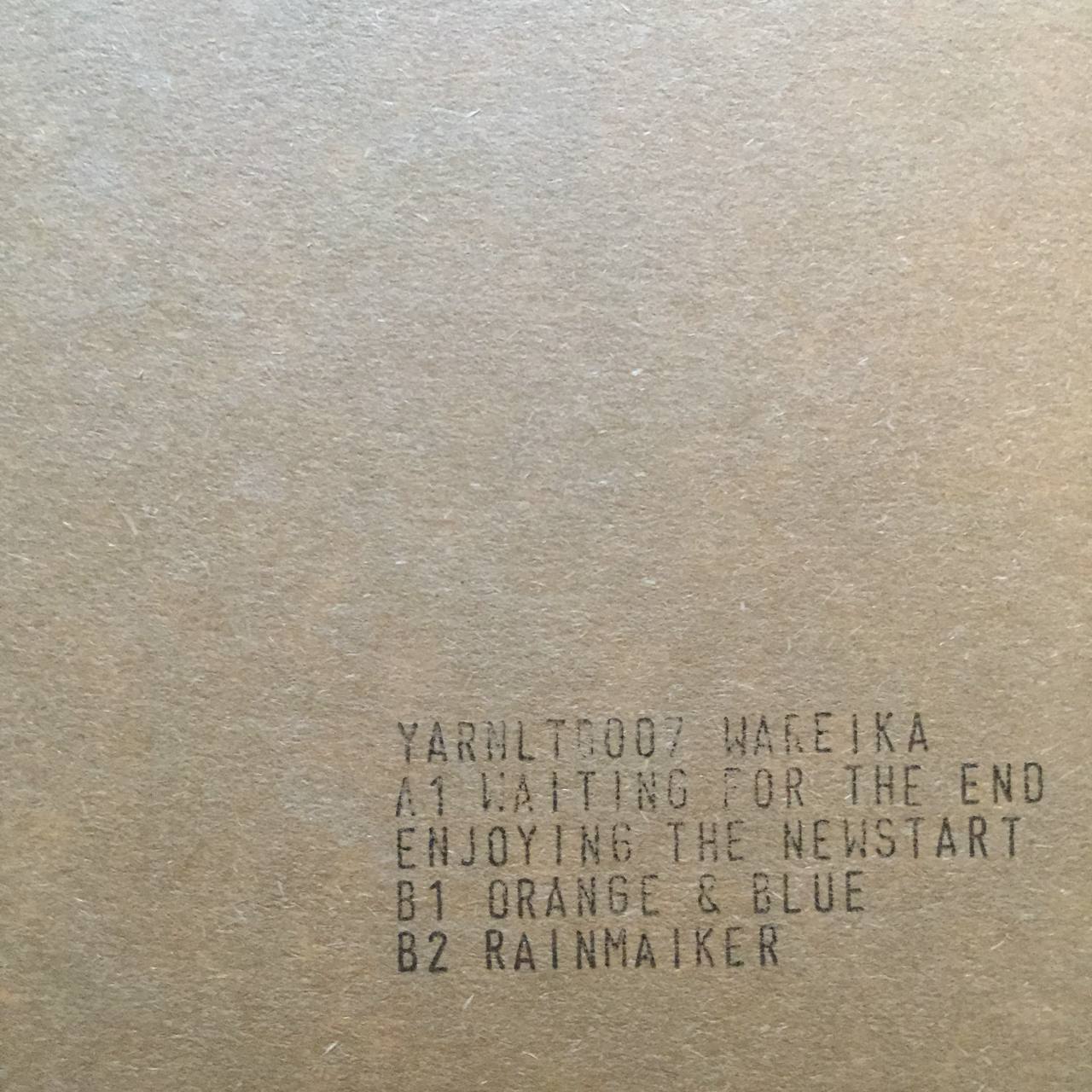 Wareika - Orange & Blue EP (Vinyl 12" - 2023 - DE)