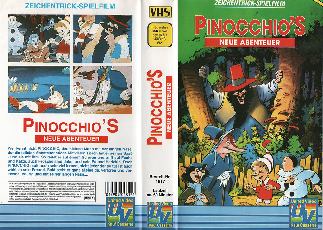 Pinocchio's New Adventures (VHS - DE)