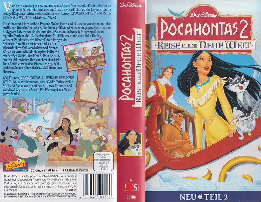 Pocahontas 2 - Journey to a New World (VHS - DE)