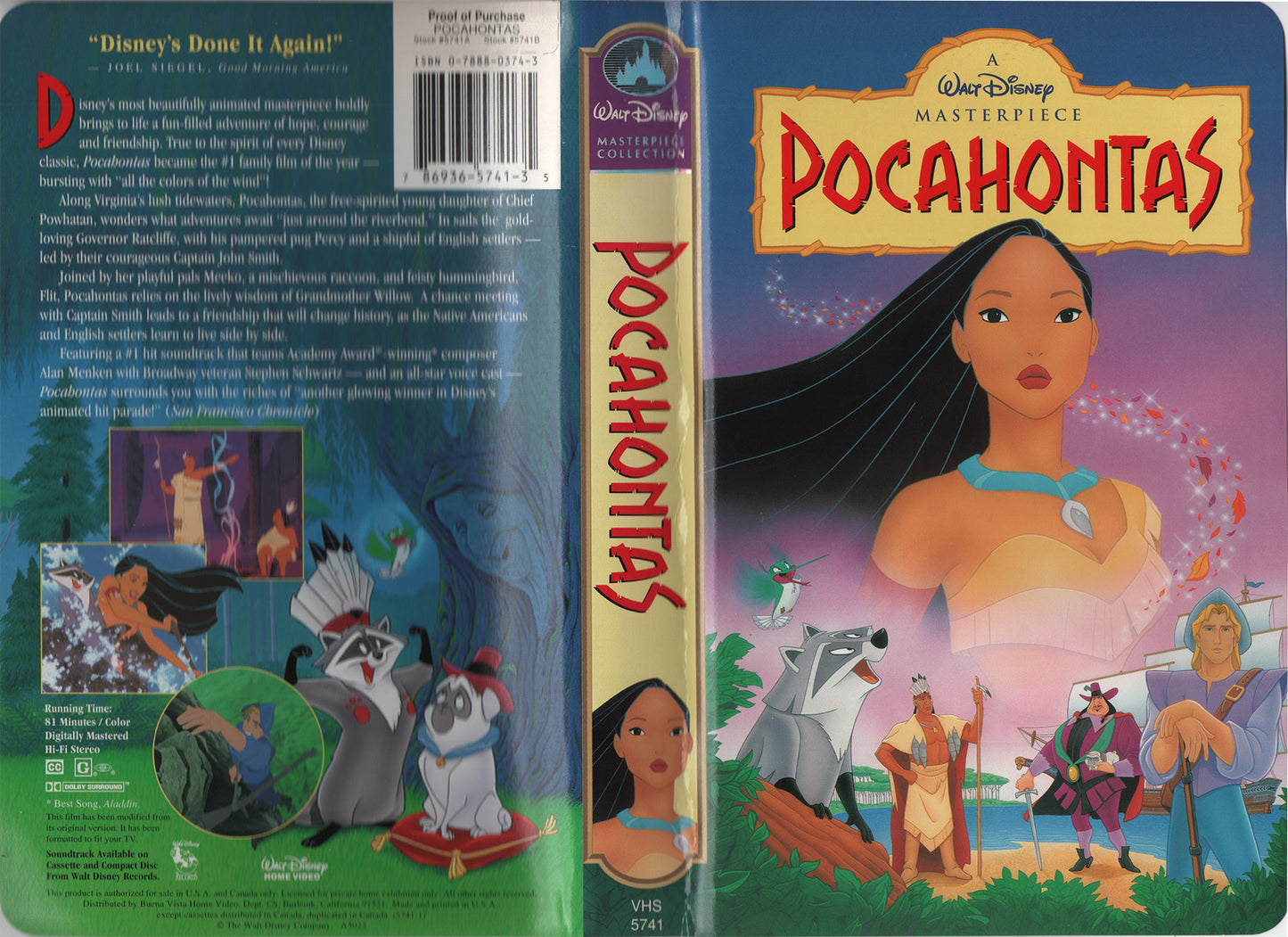 Pocahontas (VHS - US)