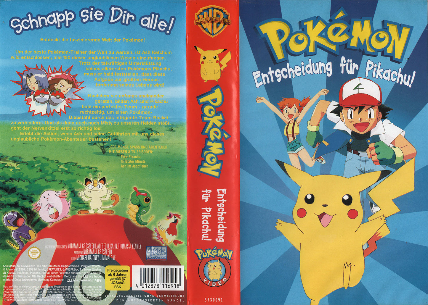 Pokémon: Entscheidung für Pikachu (VHS - 2000 - DE)