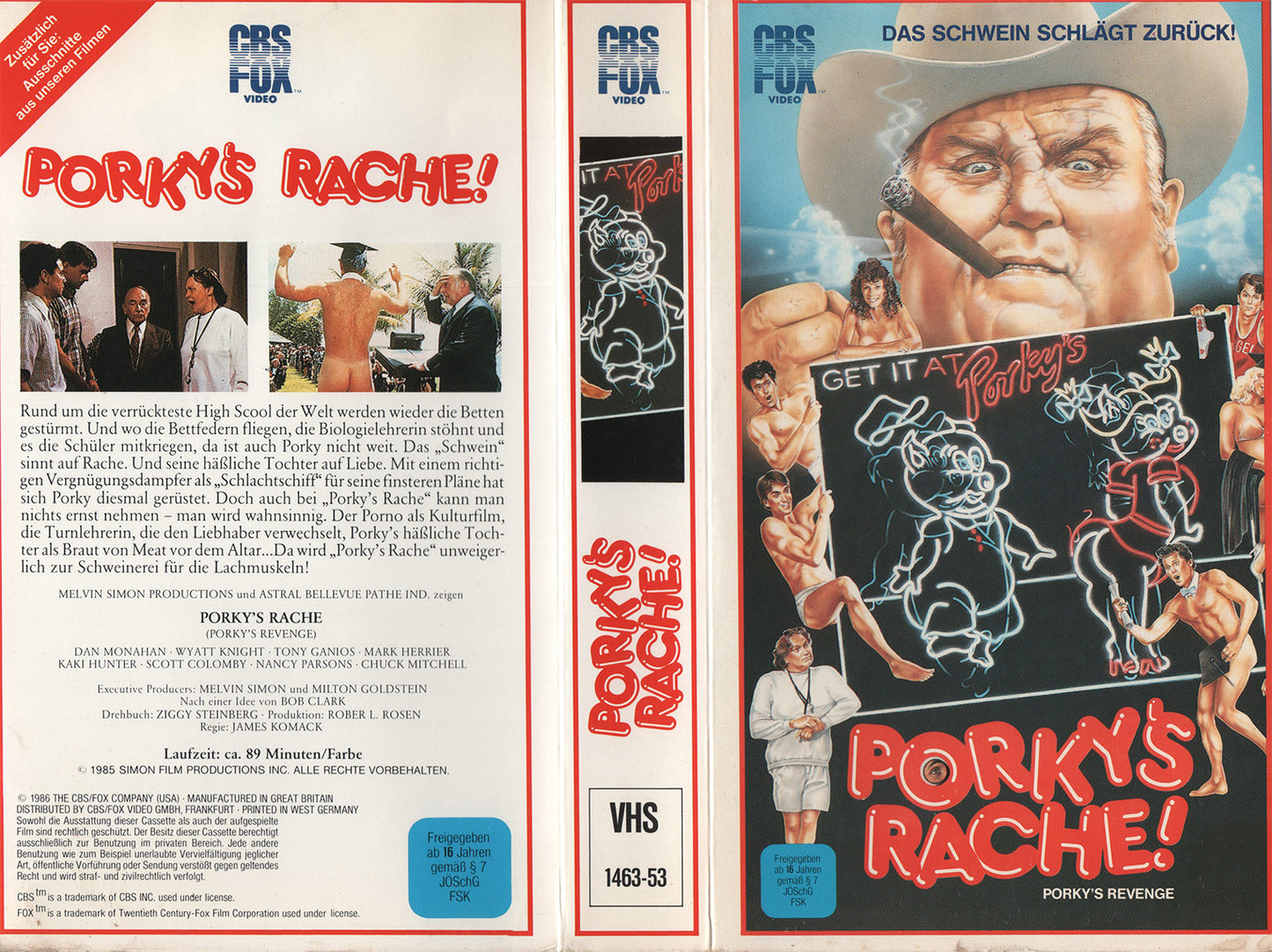 Porky's Rache (VHS - 1986 - DE)