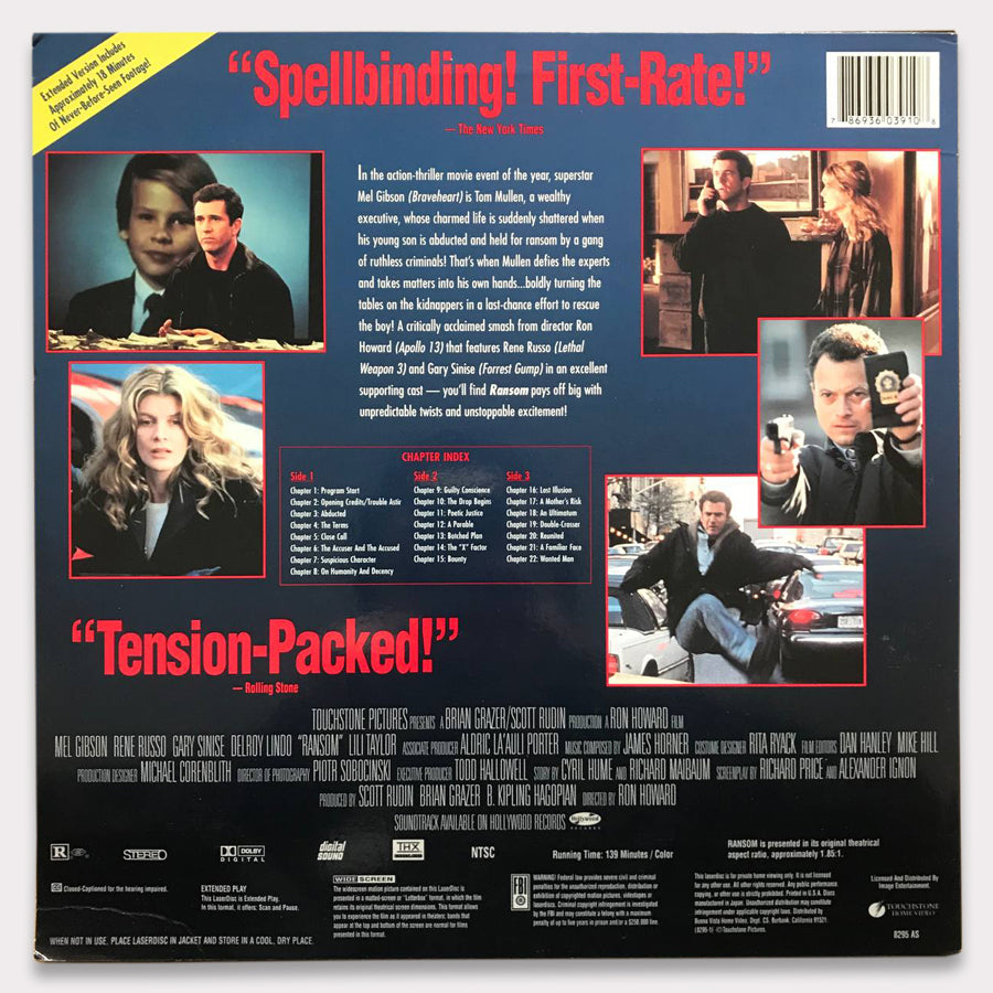 Ransom (2xLaserdisc - 1997 - US)
