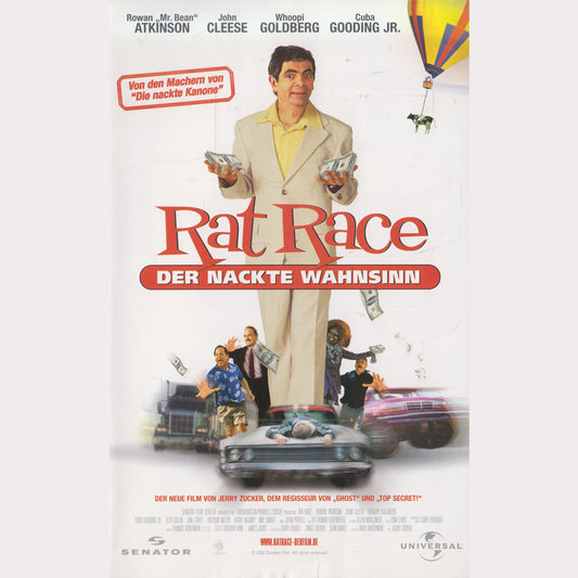 Cover von Rat Race - Der nackte Wahnsinn als VHS Kassette in der Auflage von Universal erschienen 2002