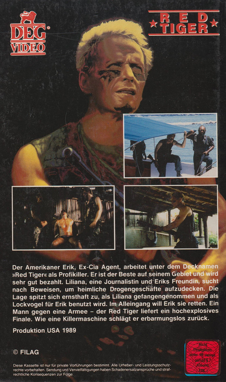 Red Tiger (VHS - DE)