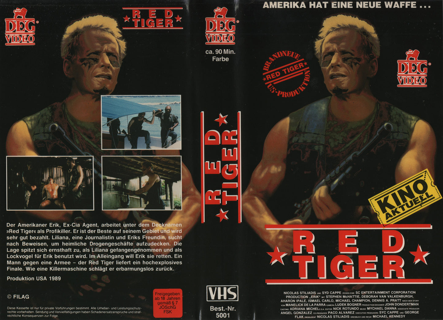 Red Tiger (VHS - DE)